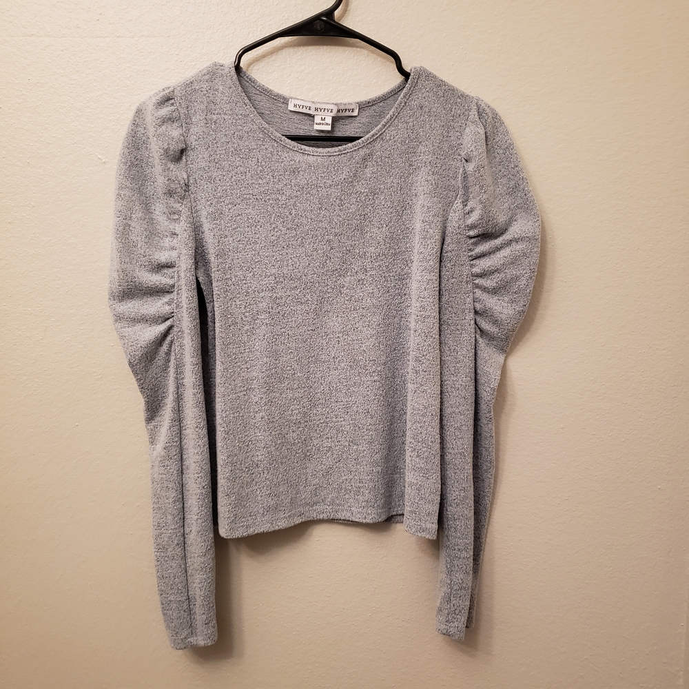 HYFVE Heather Gray Knit Top